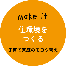 環境をつくる　子育て家庭のモヨウ替え